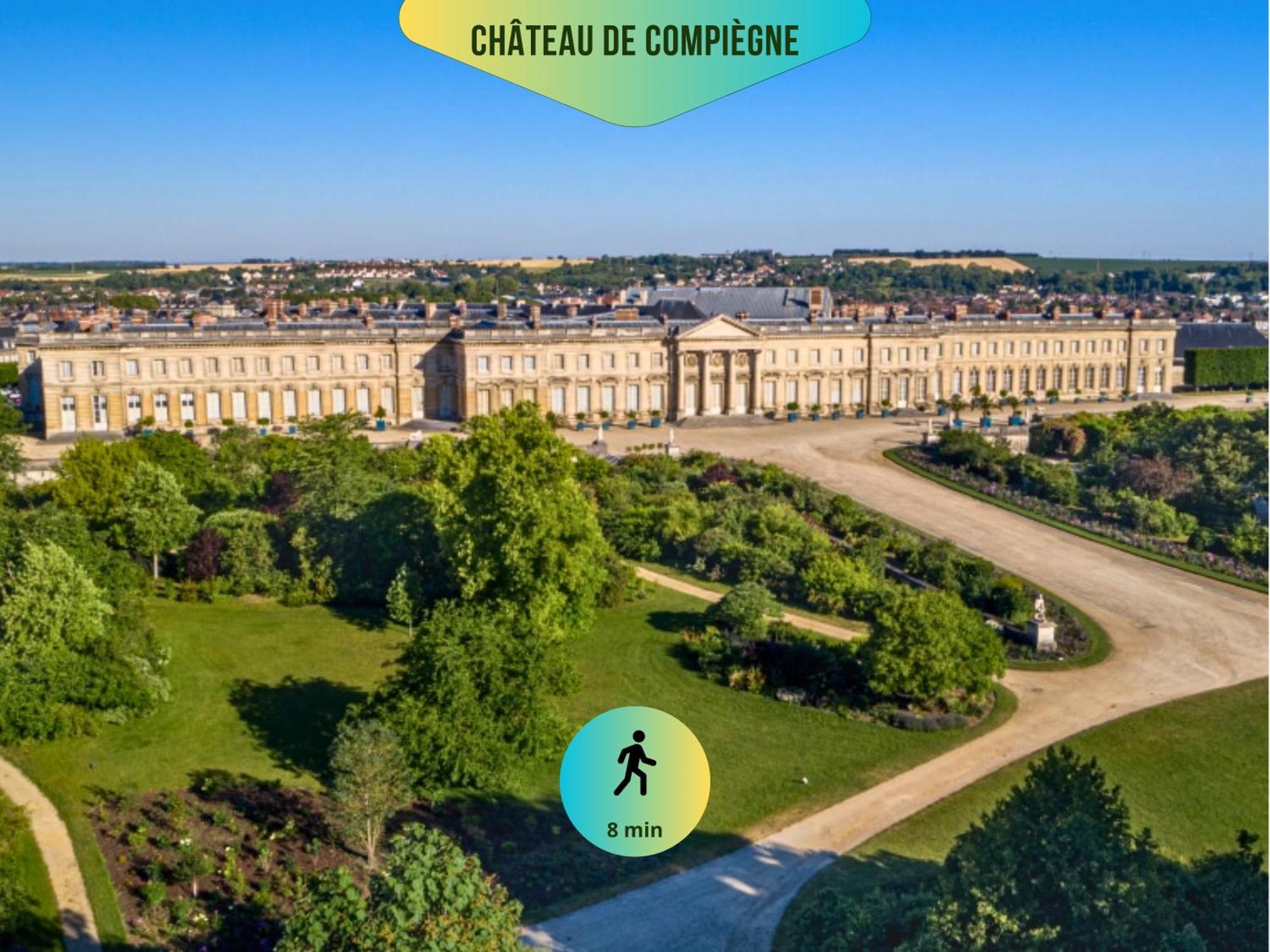 Le Corneille - Ideal Pros & Couples - Centre Historique - Chateau 5Min - Gare 10Min - Au Calme - Fibre Compiègne Esterno foto